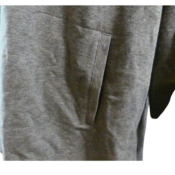 Pure Jill Women's 1X Tunic Blouse Gray Pockets Mock Neck NWT - Picture 2 of 5